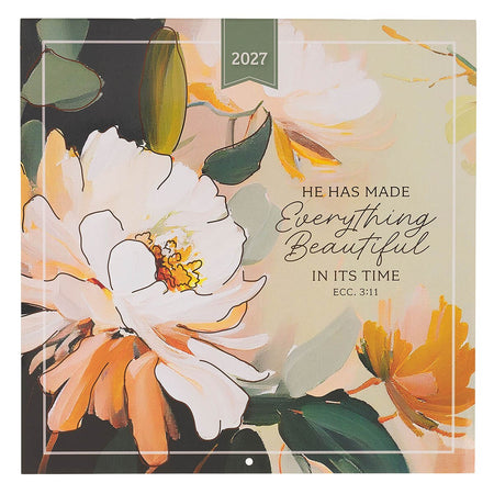 2027 Footprints Small Daily Planner