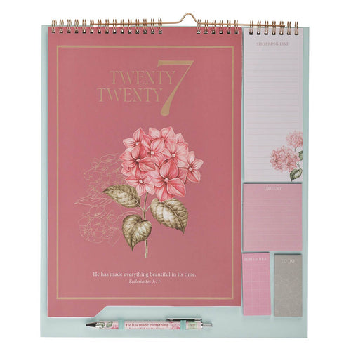 2027 All Things Beautiful Wall Calendar Organizer - Ecclesiastes 3:11