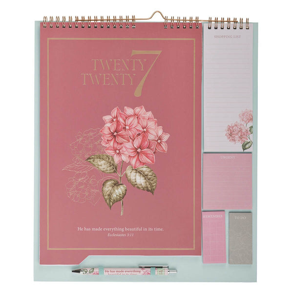 2027 All Things Beautiful Wall Calendar Organizer - Ecclesiastes 3:11