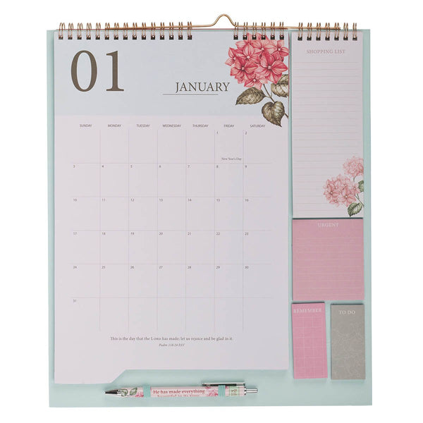 2027 All Things Beautiful Wall Calendar Organizer - Ecclesiastes 3:11