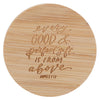 Every Good and Perfect Gift Rainwater Lotus Scented Candle - James 1:17