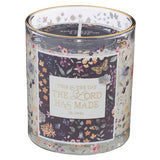 This Is the Day Rose Geranium and Cedar Scented Candle in a Glass Jar - Psalm 118:24. - KI Gifts Christian Supplies