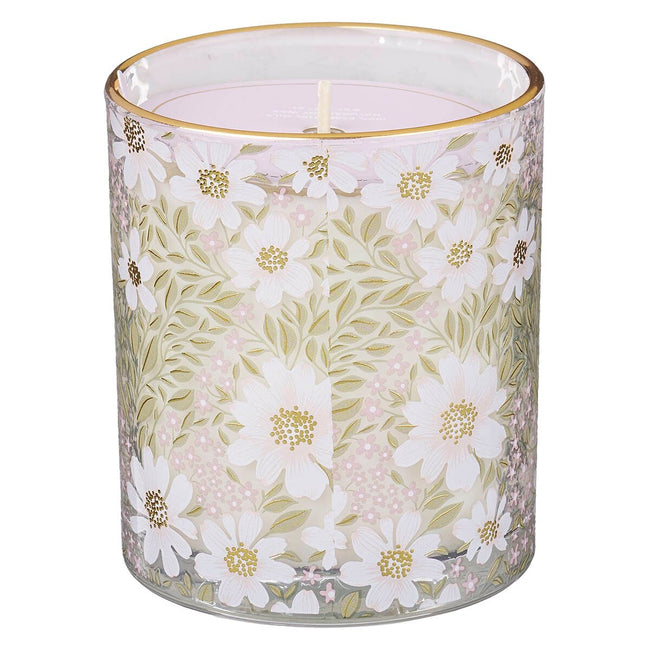 Bless and Keep You Cactus Blossom and Coconut Scented Candle in Glass Jar - Numbers 6:24