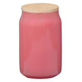 Trust In The Lord Coral Cascade Citrus Grove Scented Glass Candle in a Glass Jar - Isaiah 40:31