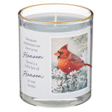 Because Someone We Love Is in Heaven Iced Vanilla Scented Candle in a Glass Jar