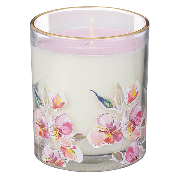 In Loving Memory Vetiver and Moss Scented Candle in a Glass Jar