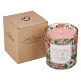 Amazing Grace Rainwater and Lily Scented Candle in a Glass Jar