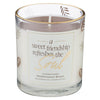 A Sweet Friendship Mediterranean Breeze Scented Candle in a Glass Jar - KI Gifts Christian Supplies