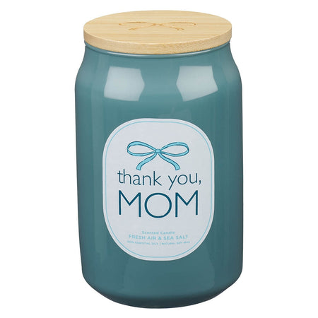 A Sweet Friendship Mediterranean Breeze Scented Candle in a Glass Jar