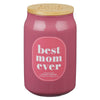 Best Mom Ever Autumn Orchard Scented Candle in a Glass Jar - KI Gifts Christian Supplies