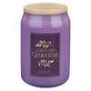 I Love You, Grandma Lavender Breeze Scented Candle in a Glass Jar - KI Gifts Christian Supplies