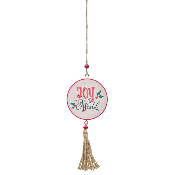 Joy to the World MDF Christmas Ornament - KI Gifts Christian Supplies