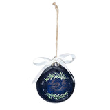 The Merry and Bright Blue Ceramic Christmas Ornament - KI Gifts Christian Supplies