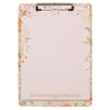 Consider the Wildflowers Peach Floral Clipboard and Notepad – Luke 12:27