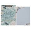 He Who Promised Is Faithful Teal Meadow Clipboard and Notepad - Hebrews 10:23