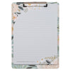 He Who Promised Is Faithful Teal Meadow Clipboard and Notepad - Hebrews 10:23