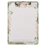The Lord Stood With Me Green Garden Clipboard and Notepad – 2 Timothy 4:17