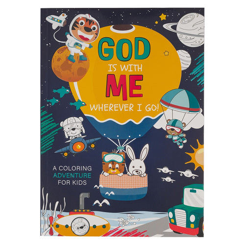 God Is With Me Wherever I Go! Coloring Adventure for Kids - KI Gifts Christian Supplies
