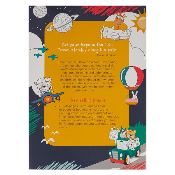 God Is With Me Wherever I Go! Coloring Adventure for Kids