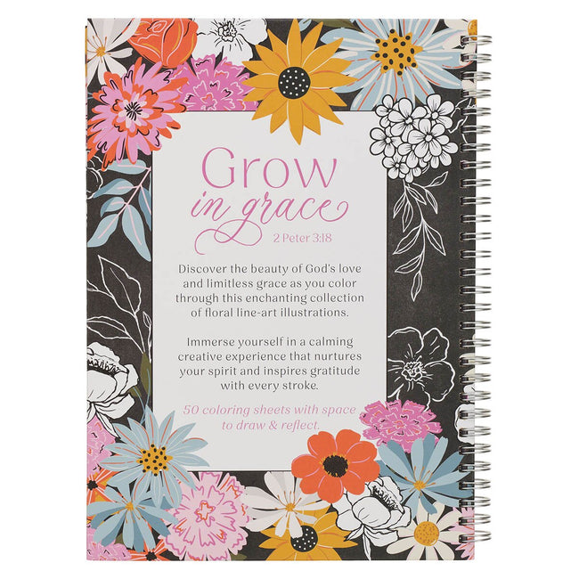 Grow in Grace Spiral Coloring Book - 2 Peter 3:18