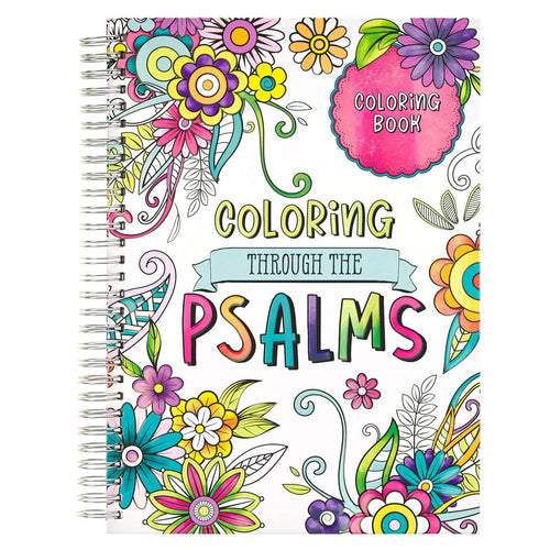 Coloring through the Psalms Spiral Coloring Book - KI Gifts Christian Supplies
