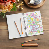 Coloring through the Psalms Spiral Coloring Book