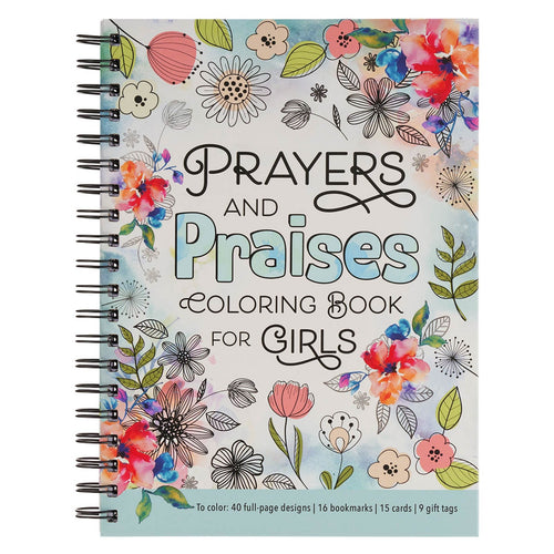 Prayers and Praises Coloring Book for Girls
