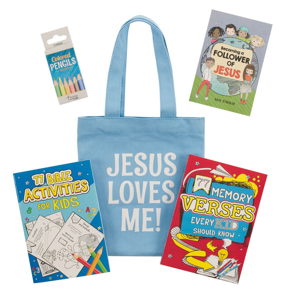 Blue Church Activity Kit for Kids