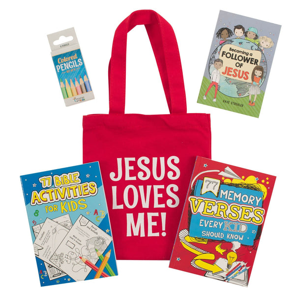 Red Church Activity Kit for Kids - Ages 5 - 8 years