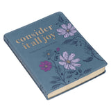 Consider it All Joy Blue Faux Leather Devotional