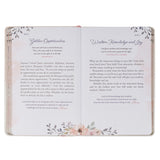 Godly Wisdom for Women White Faux Leather Devotional