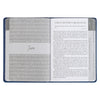 Words of Jesus for Daily Living Blue Faux Leather Devotional