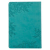 Living A Hope-Filled Life Teal Faux Leather Devotional