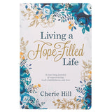 Living a Hope-Filled Life Blue Floral Softcover Devotional