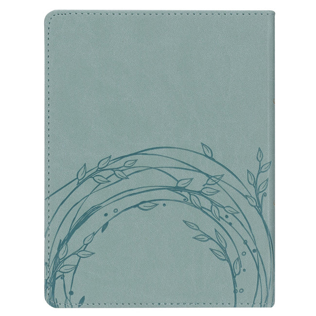 Daily Hope for the Empty Nest Dusty Teal Faux Leather Devotional