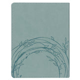 Daily Hope for the Empty Nest Dusty Teal Faux Leather Devotional