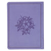 Trusting in God Lavender Faux Leather Devotional