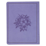 Trusting in God Lavender Faux Leather Devotional