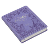 Trusting in God Lavender Faux Leather Devotional