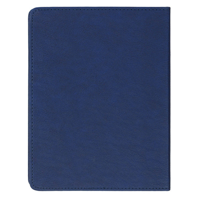 Walk Through God’s Word Navy Faux Leather Devotional