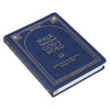 Walk Through God’s Word Navy Faux Leather Devotional