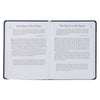 Walk Through God’s Word Navy Faux Leather Devotional