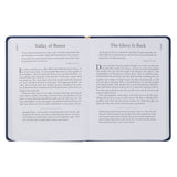 Walk Through God’s Word Navy Faux Leather Devotional