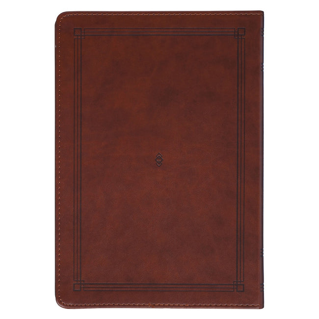 Drawing Near to God Saddle Tan Faux Leather Prayer Devotional