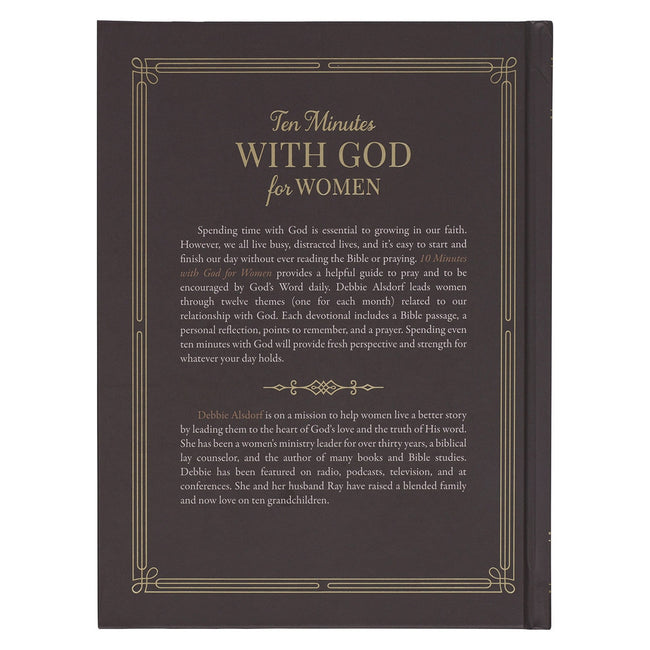 Ten Minutes with God for Women Hardcover Daily Devotional