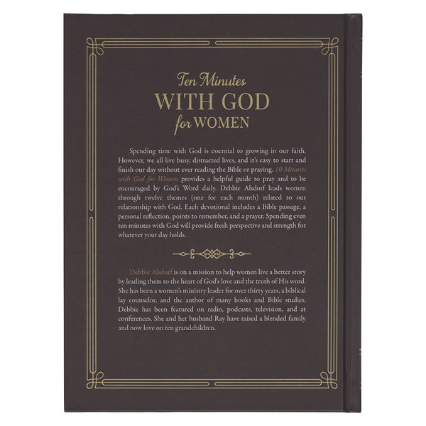 Ten Minutes with God for Women Hardcover Daily Devotional