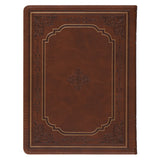 365 Days through the Bible Chestnut Brown Faux Leather Daily Devotional