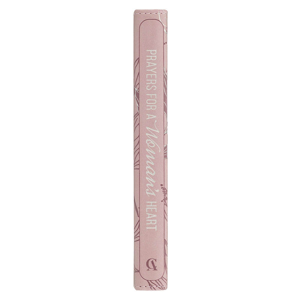 Prayers for a Woman’s Heart Dusty Pink Faux Leather Devotional