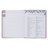 Prayers for a Woman’s Heart Dusty Pink Faux Leather Devotional