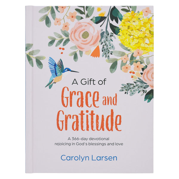 A Gift of Grace and Gratitude White Hardcover Devotional - KI Gifts Christian Supplies